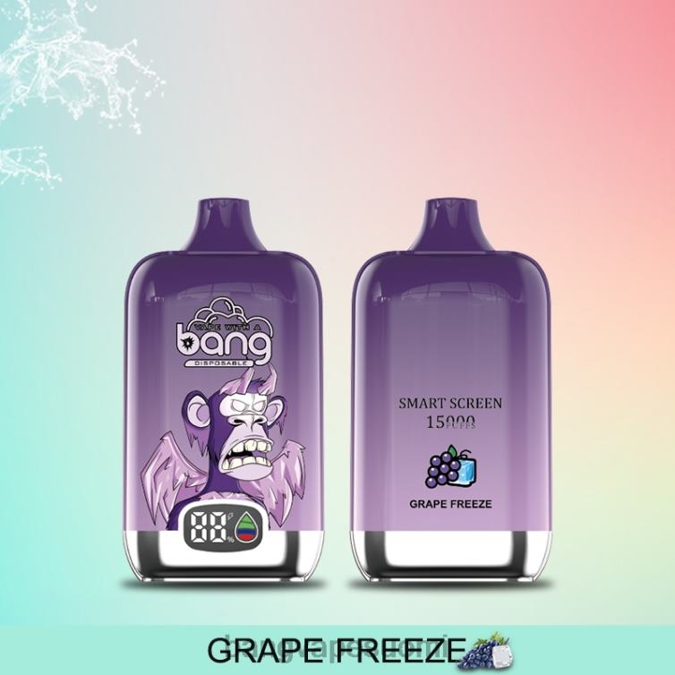 D0X2X11 Bang Vape Digital Smart Screen 15 000 hengittämistä 25 ml kertakäyttöinen | Bang Vape Suomi