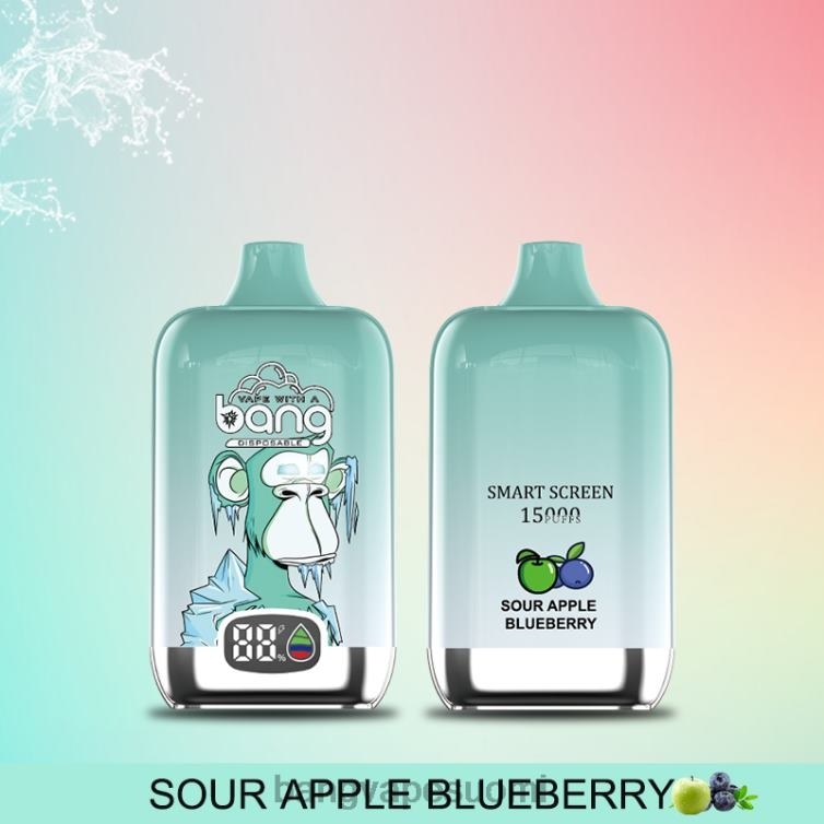D0X2X11 Bang Vape Digital Smart Screen 15 000 hengittämistä 25 ml kertakäyttöinen | Bang Vape Suomi
