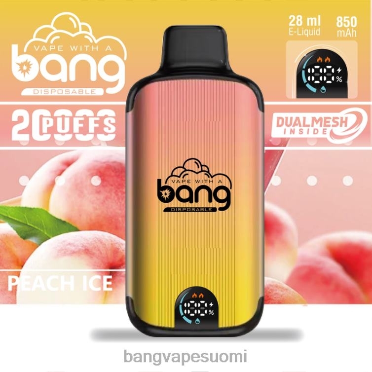 D0X2X3 Bang Vape Digital Smart Screen 20 000 iskua kertakäyttöinen | Vape Gang Helsinki