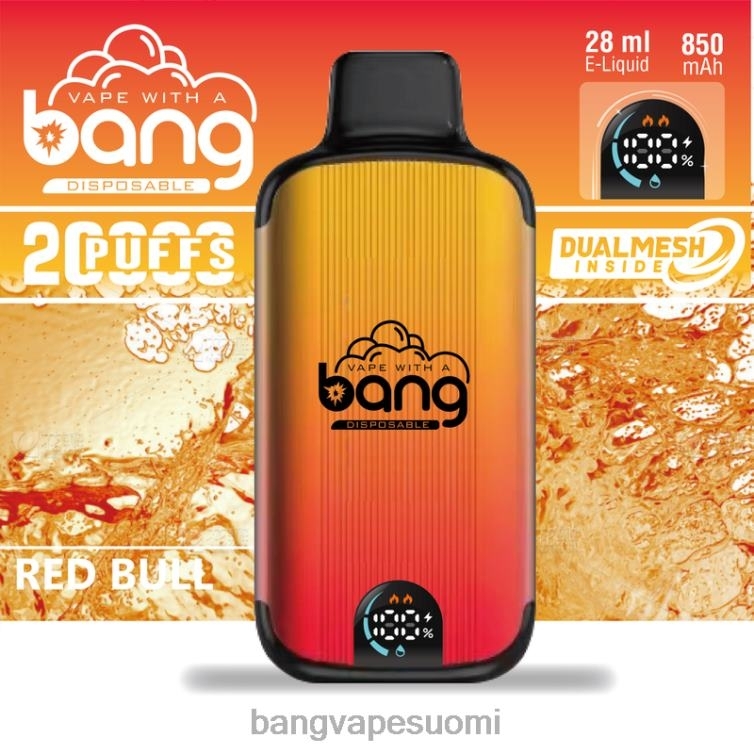 D0X2X3 Bang Vape Digital Smart Screen 20 000 iskua kertakäyttöinen | Vape Gang Helsinki