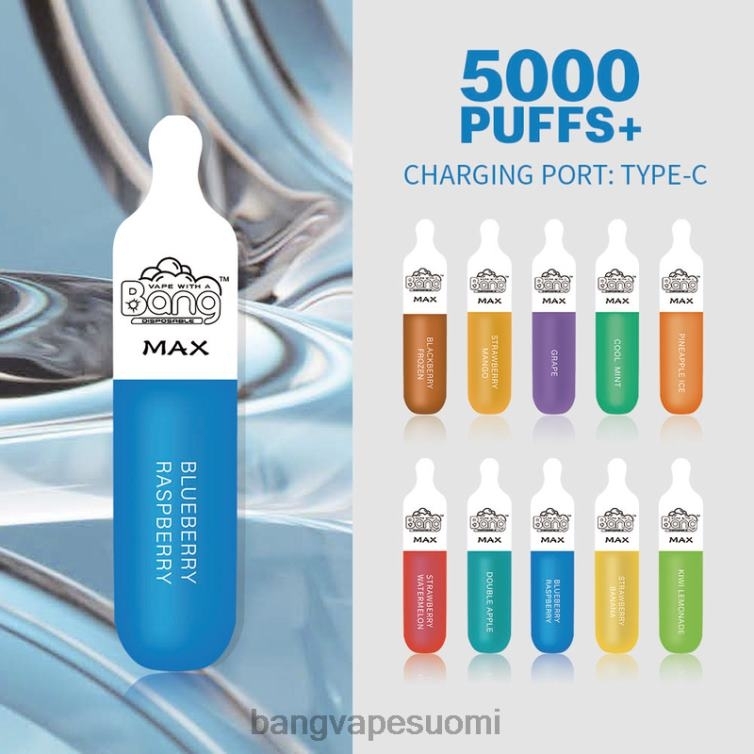 D0X2X10 Bang Vape Max 5000 puff bar kertakäyttöinen | Vape Gang Switch Duo