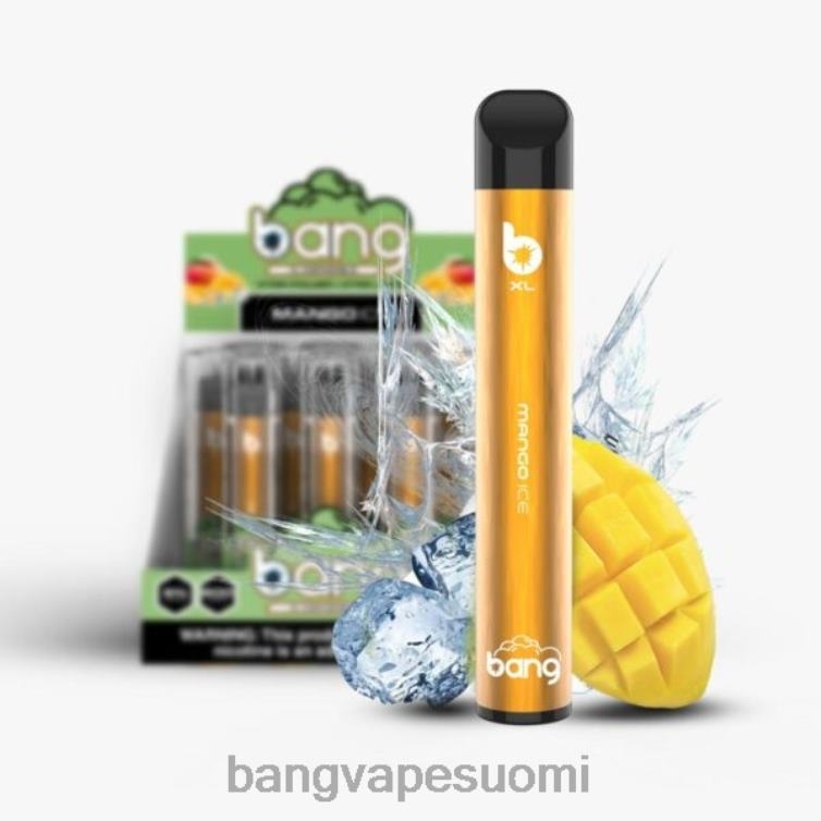 D0X2X31 Bang Vape XL kertakäyttöinen mango jäätä | Bang Vape Suomi