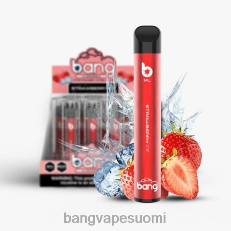 D0X2X34 Bang Vape XL kertakäyttöinen mansikka jäätä | Bang Vape Shop