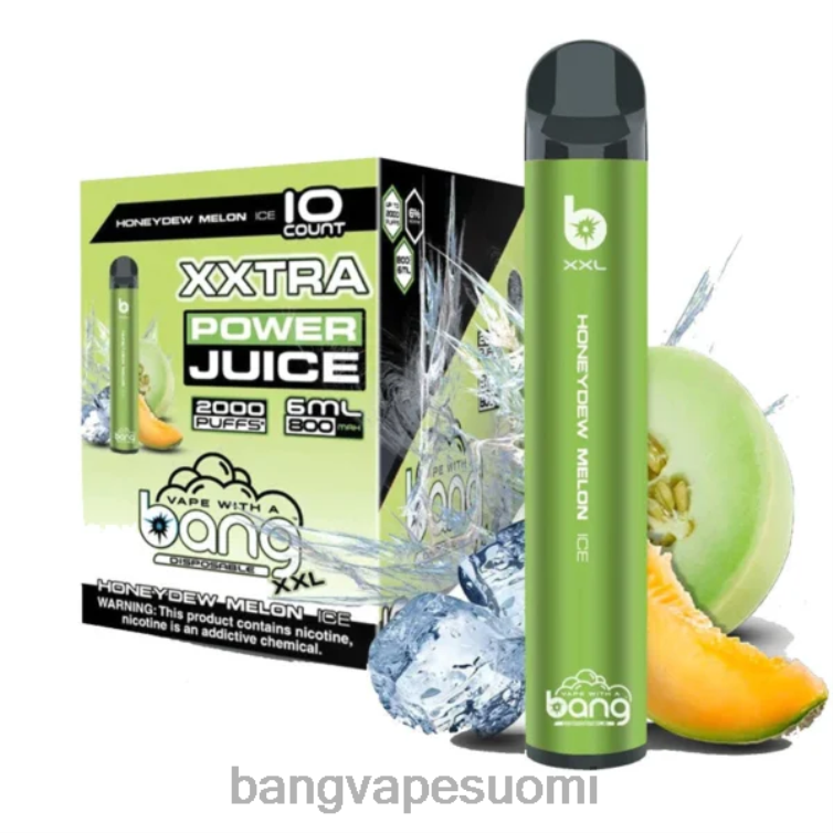 D0X2X18 Bang Vape XXL 2000 hengitystä mesikaste melonijäätä | Vape Gang Disposables Xl